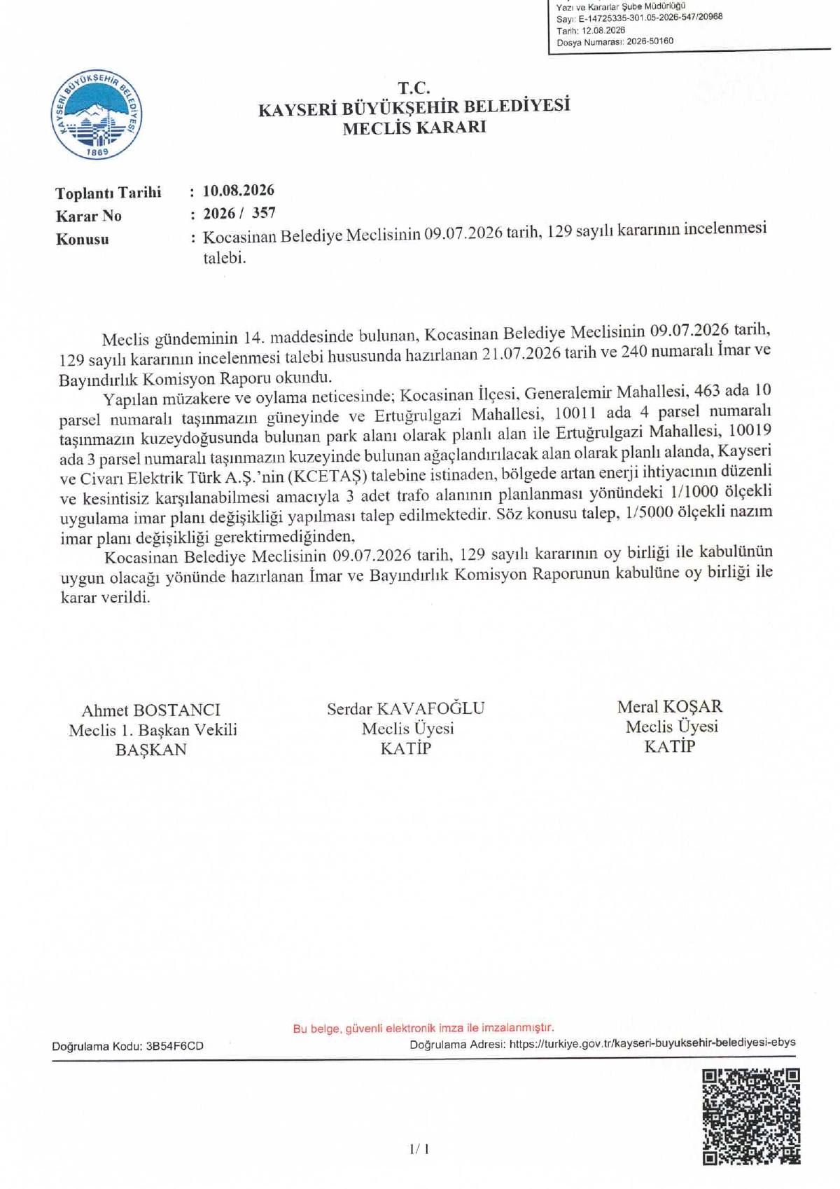 Bmk:129/09.07.2026
