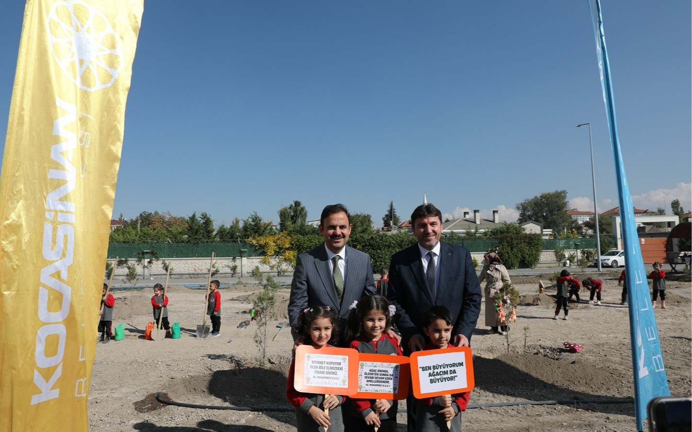 KOCASİNAN’DA MİNİK YÜREKLER GELECEĞE FİDAN DİKTİ