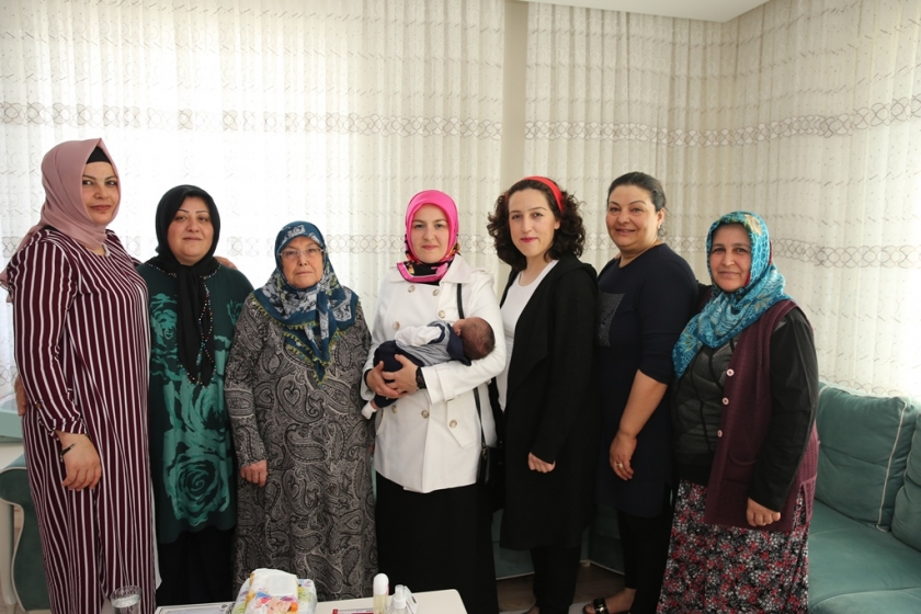 FATMA ÇOLAKBAYRAKDAR’DAN “HOŞ GELDİN BEBEK” ZİYARETİ
