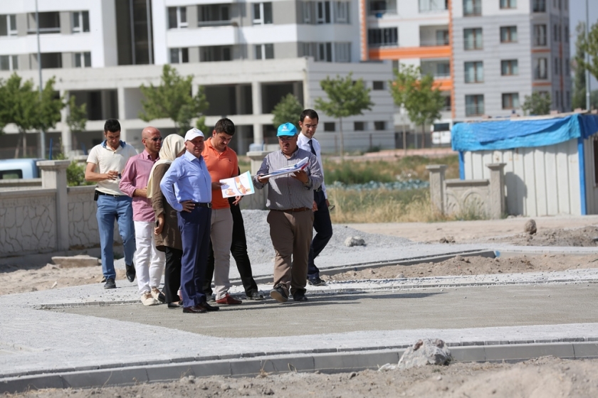 KOCASİNAN’DA PARK YAPIMI REKORA KOŞUYOR