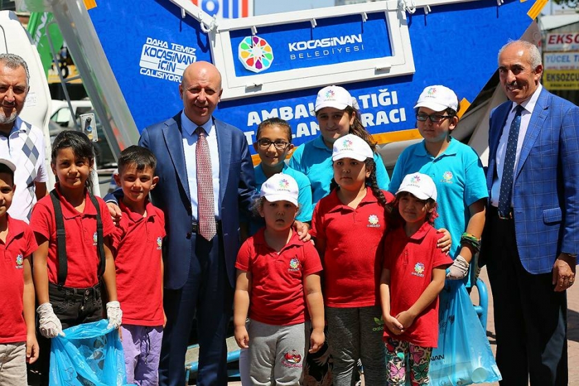 ÇEVRE DOSTU KOCASİNAN, GERİ DÖNÜŞÜM ÇALIŞMALARINA BİR YENİSİNİ EKLEDİ