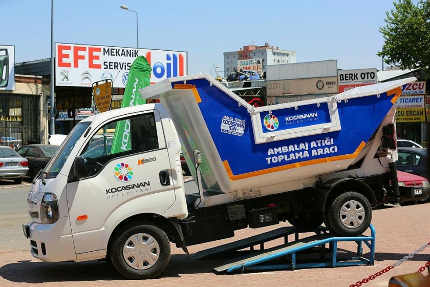 ÇEVRE DOSTU KOCASİNAN, GERİ DÖNÜŞÜM ÇALIŞMALARINA BİR YENİSİNİ EKLEDİ