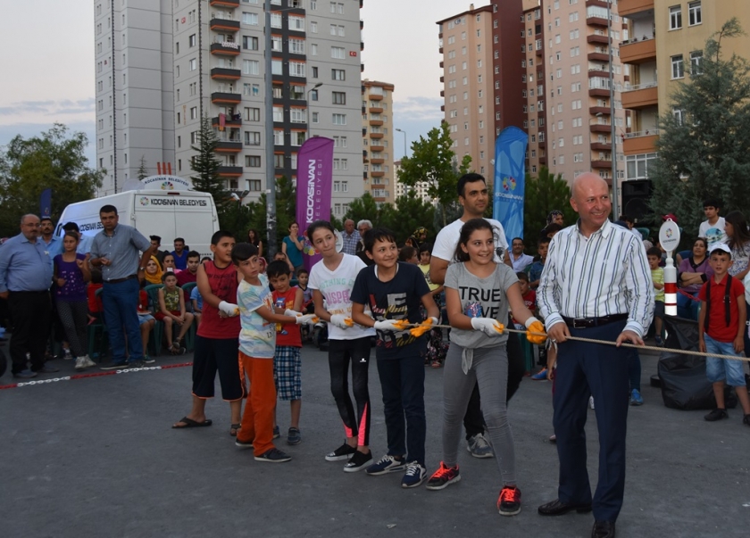 KOCASİNAN’IN ÇOCUK OYUNLARI, TURGUT REİS MAHALLESİ’NDE CANLANDI