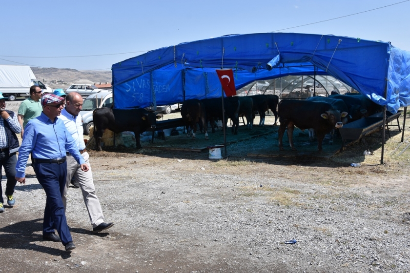 BAŞKAN ÇOLAKBAYRAKDAR, KURBAN KESİM YERLERİNDE