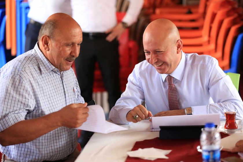 BAŞKAN ÇOLAKBAYRAKDAR, MUHTARLARLA BİRARADA