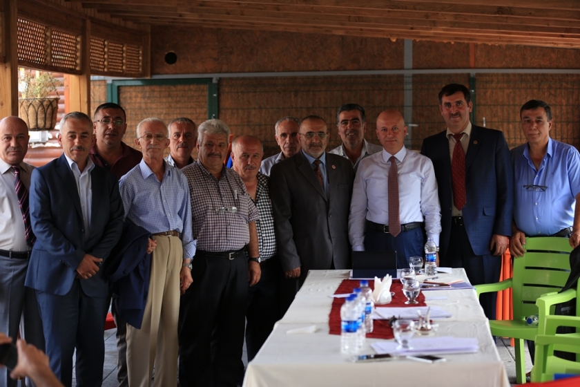 BAŞKAN ÇOLAKBAYRAKDAR, MUHTARLARLA BİRARADA
