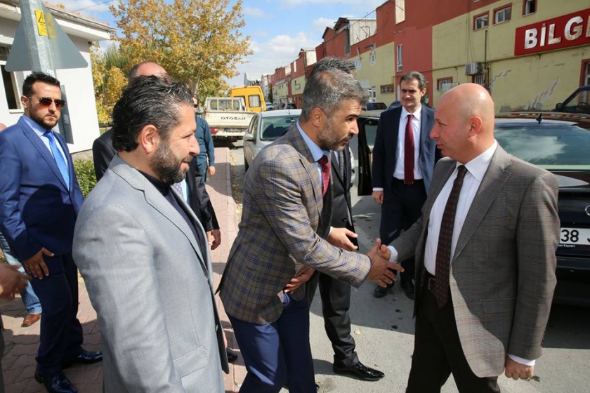 BAŞKAN ÇOLAKBAYRAKDAR, OTO GALERİCİLER SİTESİNDE