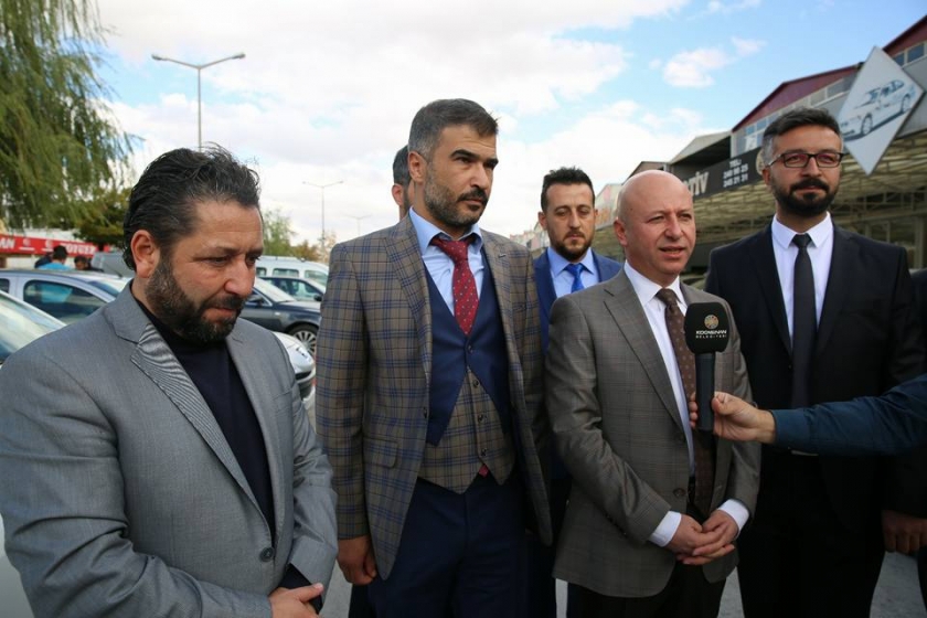 BAŞKAN ÇOLAKBAYRAKDAR, OTO GALERİCİLER SİTESİNDE