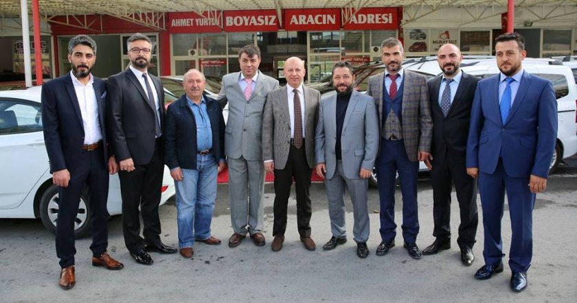 BAŞKAN ÇOLAKBAYRAKDAR, OTO GALERİCİLER SİTESİNDE