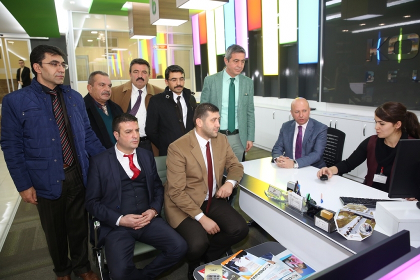 BAŞKAN ÇOLAKBAYRAKDAR, MHP HEYETİNİ MİSAFİR ETTİ