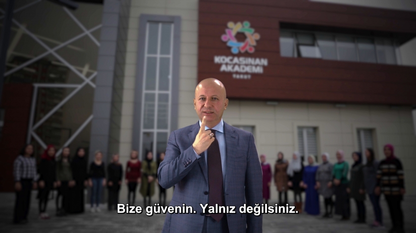 KOCASİNAN BELEDİYESİNDEN ENGELLİLERE ANLAMLI HEDİYE
