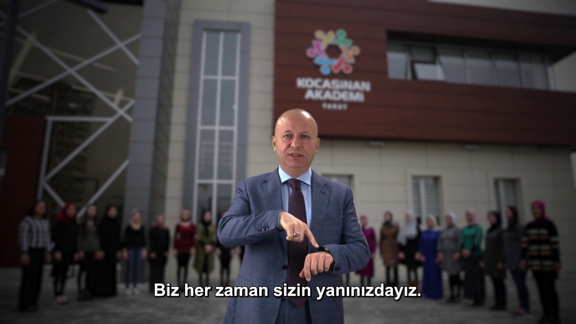 KOCASİNAN BELEDİYESİNDEN ENGELLİLERE ANLAMLI HEDİYE