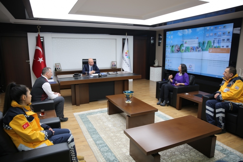 BAŞKAN ÇOLAKBAYRAKDAR, SAĞLIK ÇALIŞANLARINI MİSAFİR ETTİ