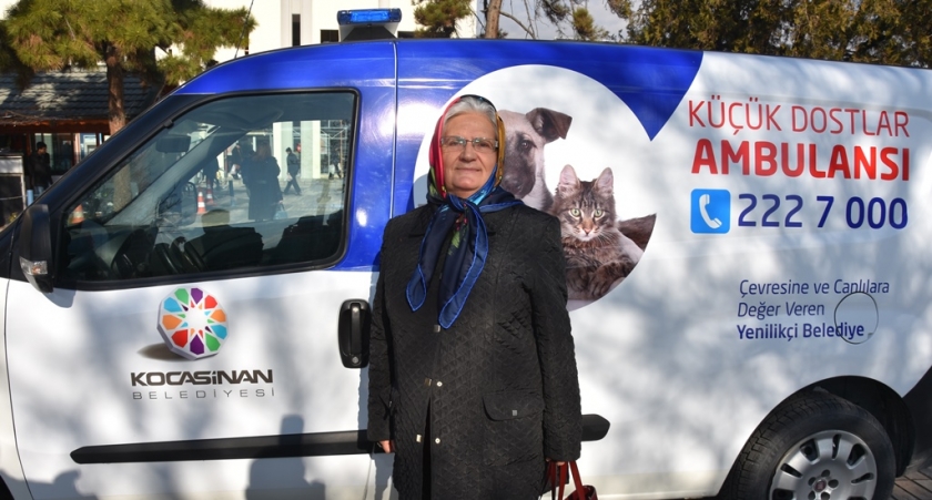 KOCASİNAN’IN ‘KÜÇÜK DOSTLAR AMBULANS’ INA VATANDAŞTAN TAM NOT