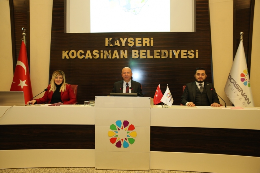 KOCASİNAN BELEDİYESİ YILIN İLK MECLİS TOPLANTISINI GERÇEKLEŞTİRDİ