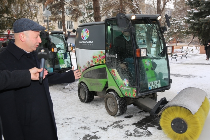KOCASİNAN BELEDİYESİ, KAR YAĞIŞI İÇİN TEYAKKUZDA