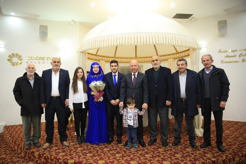 KOCASİNAN BELEDİYESİ 2017 YILINDA 3 BİN ÇİFTİN NİKAHINI KIYDI