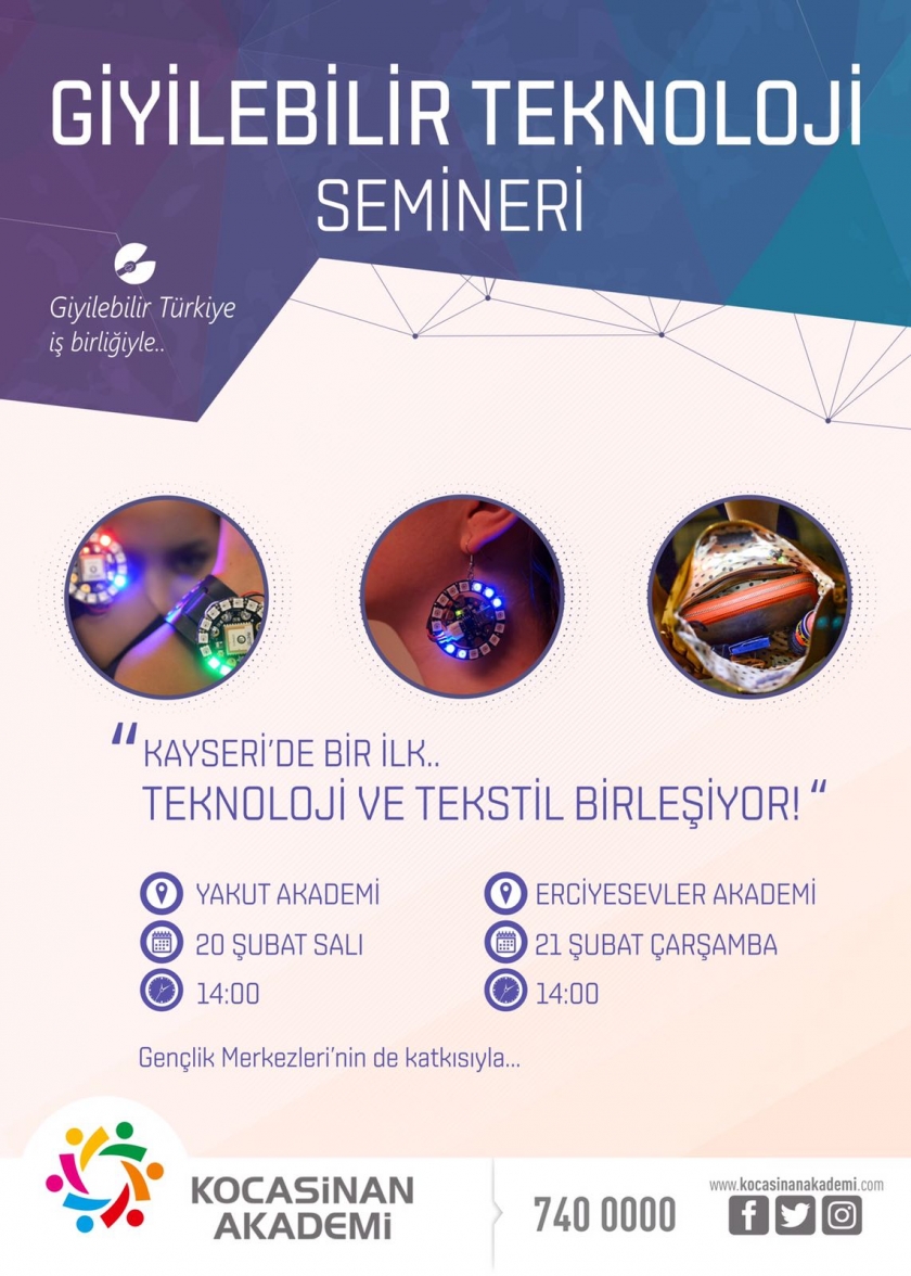 KOCASİNAN BELEDİYESİ GİYİLEBİLİR TEKNOLOJİ İLE EKONOMİYE KATKI SAĞLAYACAK