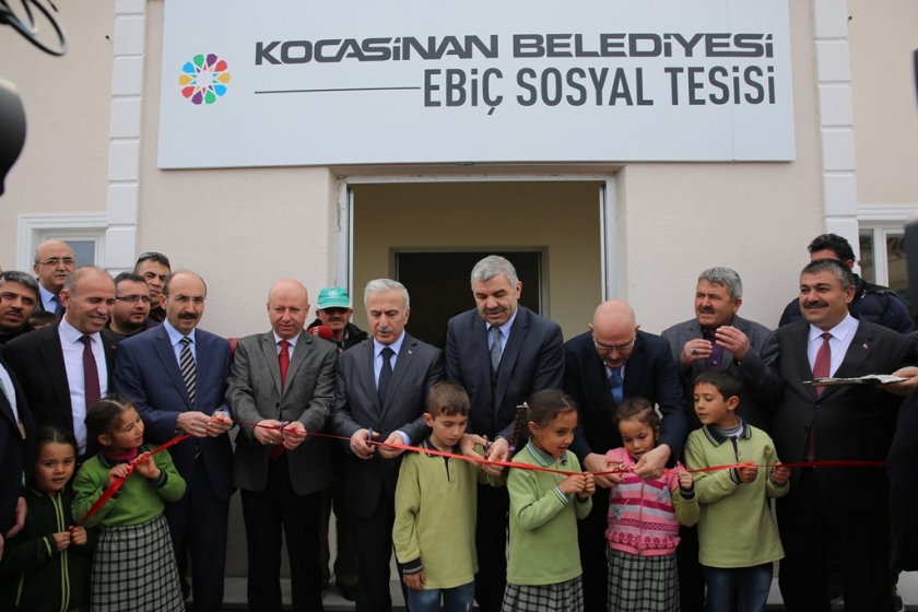KOCASİNAN BELEDİYESİ EBİÇ MAHALLESİ’NDE ÇOK AMAÇLI TESİSİ HİZMETE AÇTI