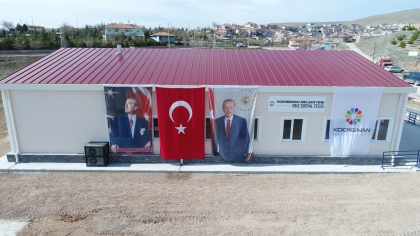 KOCASİNAN BELEDİYESİ EBİÇ MAHALLESİ’NDE ÇOK AMAÇLI TESİSİ HİZMETE AÇTI
