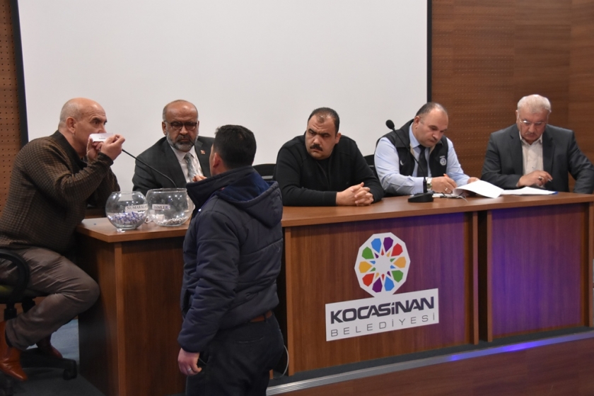 KOCASİNAN’DA YENİ PAZAR YERİ İÇİN KURA ÇEKİMİ 