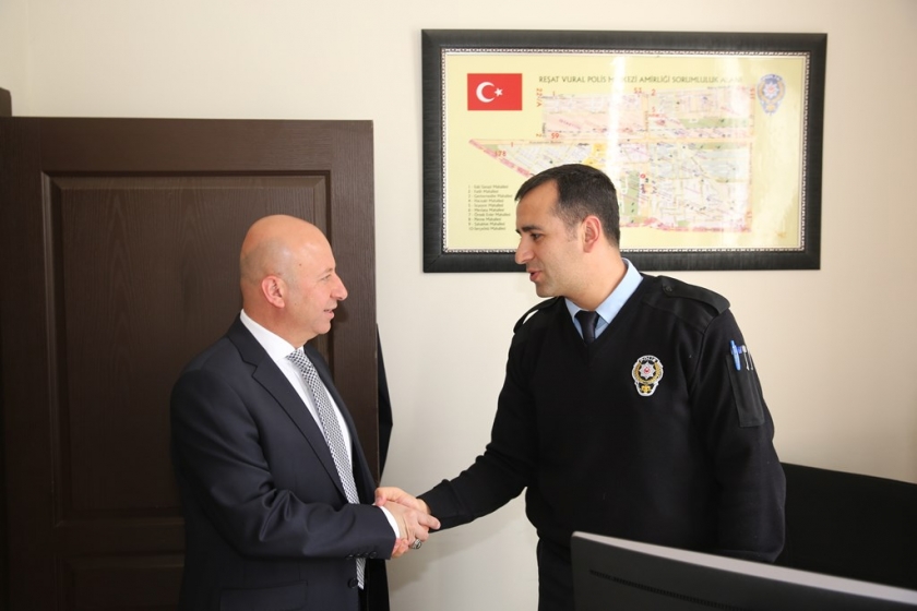 BAŞKAN ÇOLAKBAYRAKDAR’DAN POLİS TEŞKİLATINA ZİYARET