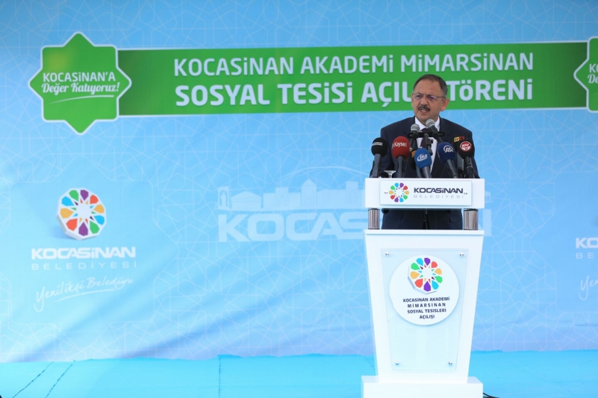 KOCASİNAN AKADEMİ MİMARSİNAN TESİSİNİ BAKAN ÖZHASEKİ AÇTI