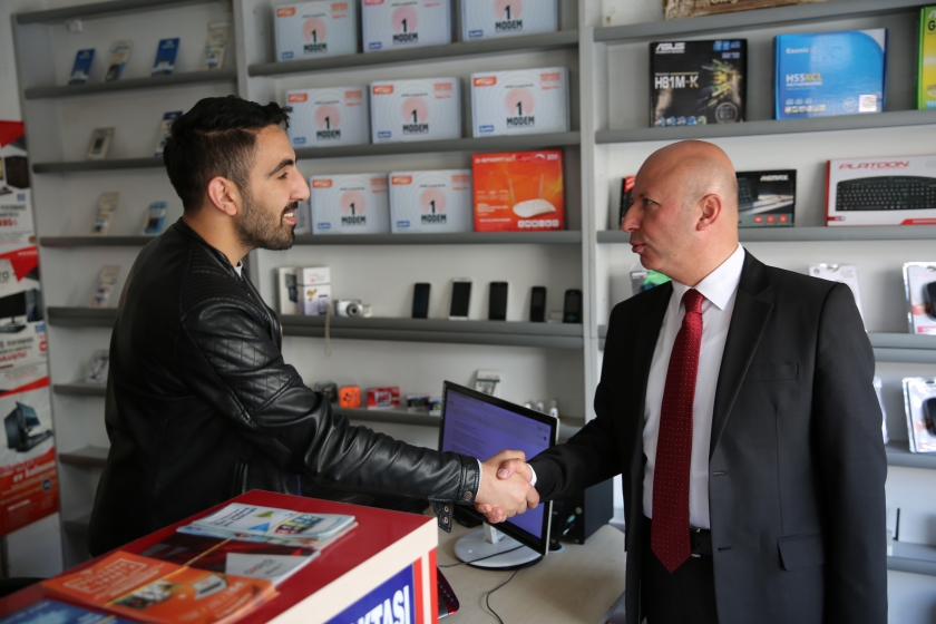 ESNAF DOSTU BAŞKAN ÇOLAKBAYRAKDAR, KOCASİNAN İÇİN DURMADAN ÇALIŞIYOR