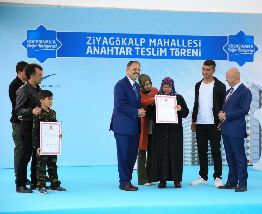 KOCASİNAN’IN ZİYAGÖKALP KONUTLARINDA MUTLU SON