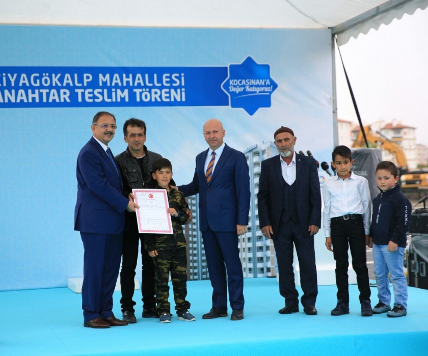 KOCASİNAN’IN ZİYAGÖKALP KONUTLARINDA MUTLU SON