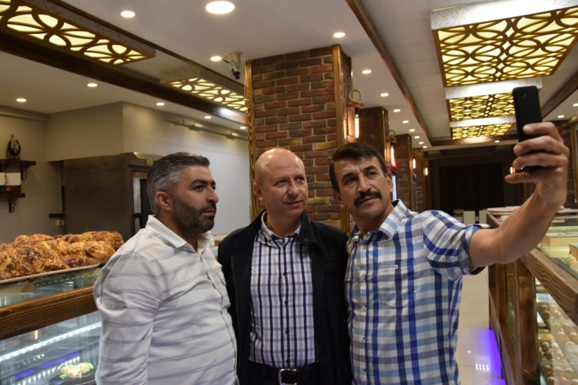 BAŞKAN ÇOLAKBAYRAKDAR, FEVZİ ÇAKMAK SAKİNLERİYLE BİRLİKTE