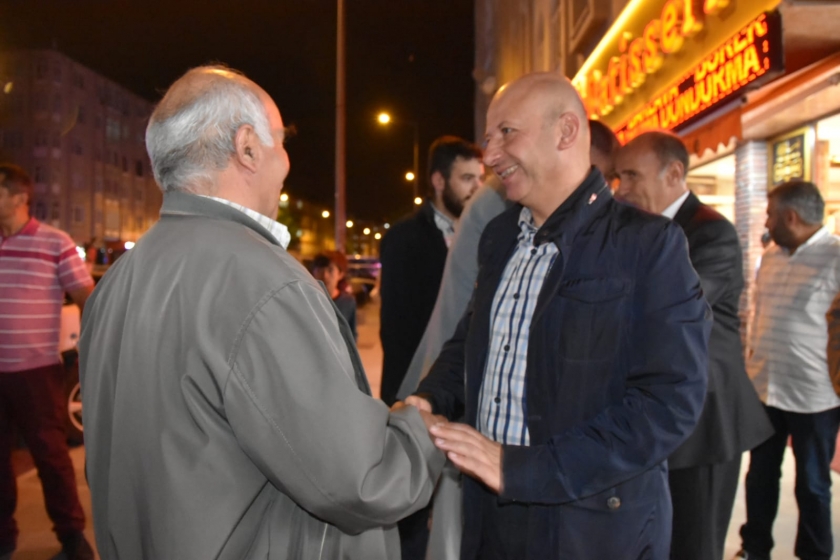 BAŞKAN ÇOLAKBAYRAKDAR, FEVZİ ÇAKMAK SAKİNLERİYLE BİRLİKTE