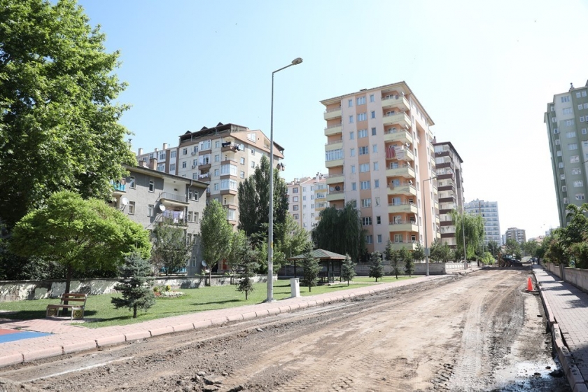 ERCİYESEVLER MAHALLESİ’NDEKİ ÇALIŞMALARDA SONA GELİNDİ