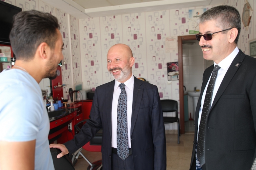 BAŞKAN ÇOLAKBAYRAKDAR YİNE ESNAFIN GÖNLÜNE DOKUNDU 