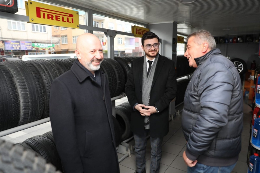 BAŞKAN ÇOLAKBAYRAKDAR ESNAF VE VATANDAŞLARLA KUCAKLAŞTI