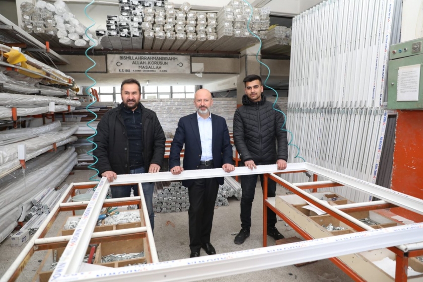 BAŞKAN ÇOLAKBAYRAKDAR, ARGINCIK DOĞU SANAYİ BÖLGESİNDE