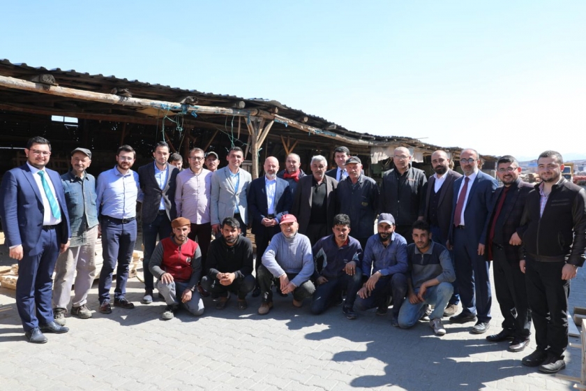 BAŞKAN ÇOLAKBAYRAKDAR, ARGINCIK DOĞU SANAYİ BÖLGESİNDE
