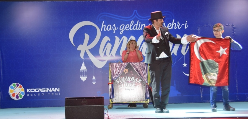 KOCASİNAN BELEDİYESİ ESKİ RAMAZANLAR TADINDA BİR AKŞAM YAŞATIYOR