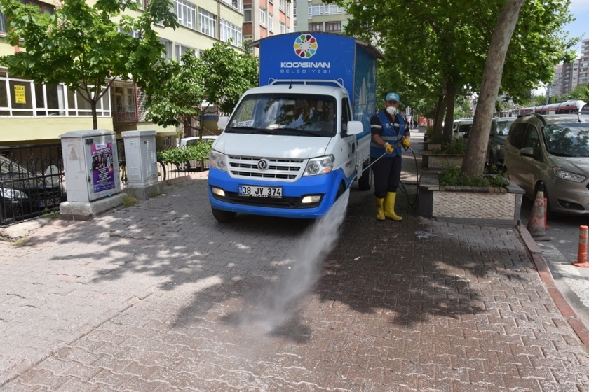 KOCASİNAN’IN FİLOSU İLE KALDIRIMLAR PIRIL PIRIL