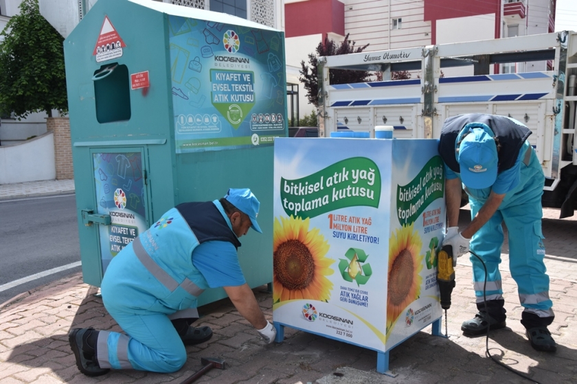 KOCASİNAN, GERİ DÖNÜŞÜMLE ÇOK BÜYÜK EKONOMİK DEĞER OLUŞTURUYOR