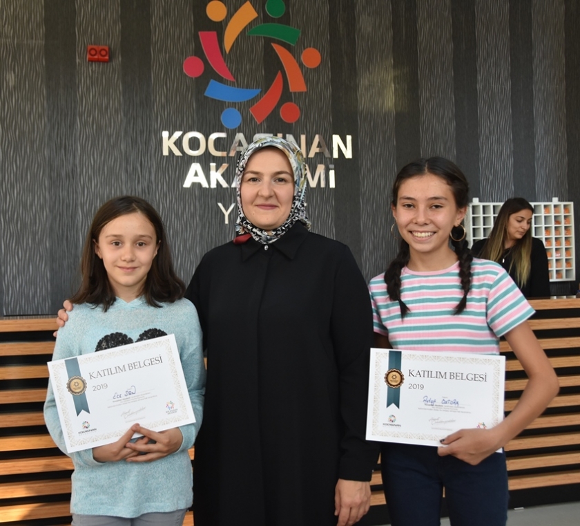 KOCASİNAN AKADEMİ’DE YAZ DÖNEMİ SERTİFİKA HEYECANI