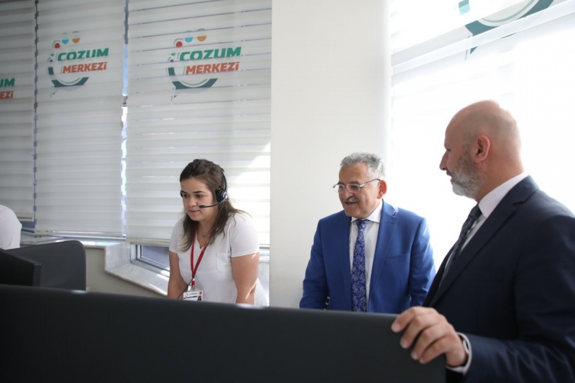 BAŞKAN ÇOLAKBAYRAKDAR VE BAŞKAN BÜYÜKKILIÇ, ÇÖZÜM MERKEZİNDE
