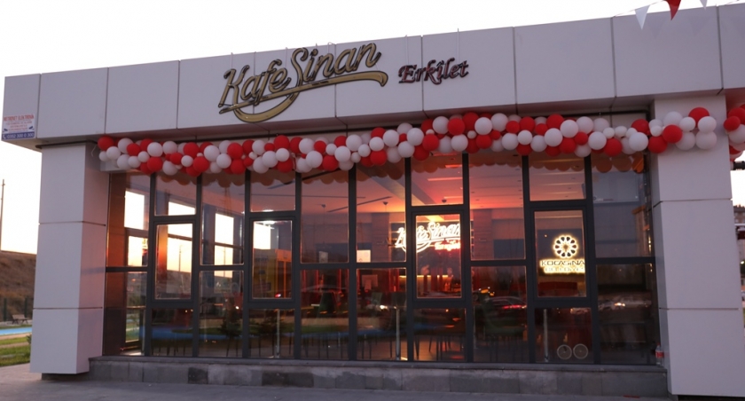 KAYSERİ’NİN TESCİLLİ MARKASI KAFE SİNAN, ERKİLET’TE AÇILDI