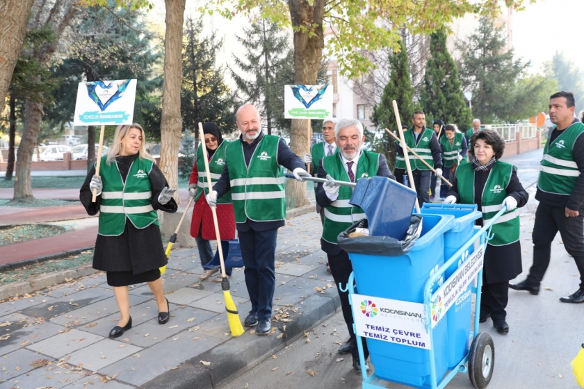 KOCASİNAN’DA TEMİZLİK SEFERBERLİĞİ