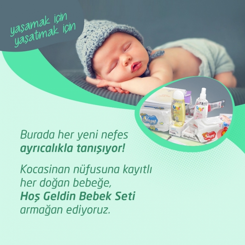 KOCASİNAN’DA ‘HOŞ GELDİN BEBEK’ HİZMETİYLE 15 BİN 701 AİLEYE ULAŞILDI