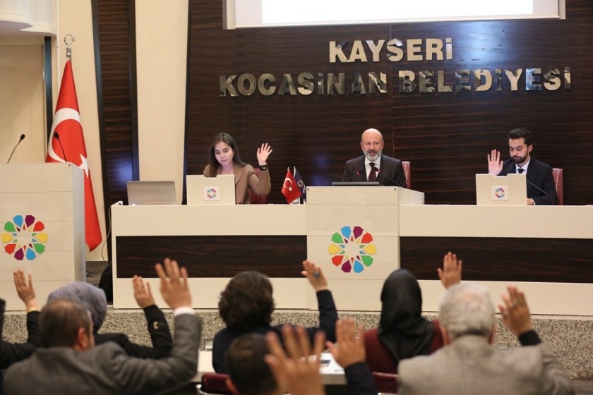 KOCASİNAN YILIN SON MECLİS TOPLANTISINDA TÜM KARARLAR OY BİRLİĞİYLE