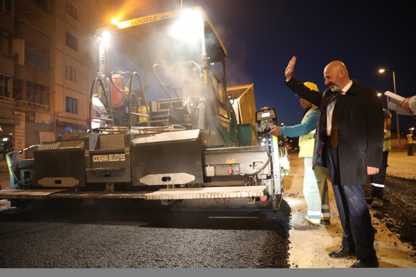 KOCASİNAN, 5 YILDA BİR MİLYON 100 BİN TON ASFALT SERDİ, 825 KİLOMETRE YOL YAPTI