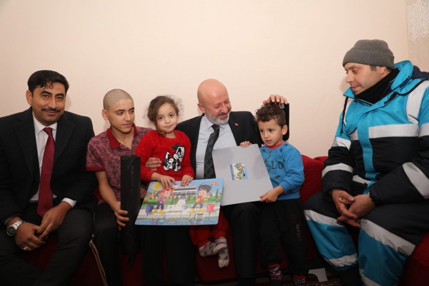 İŞÇİ DOSTU BAŞKANDAN PERSONELE MORAL ZİYARETİ