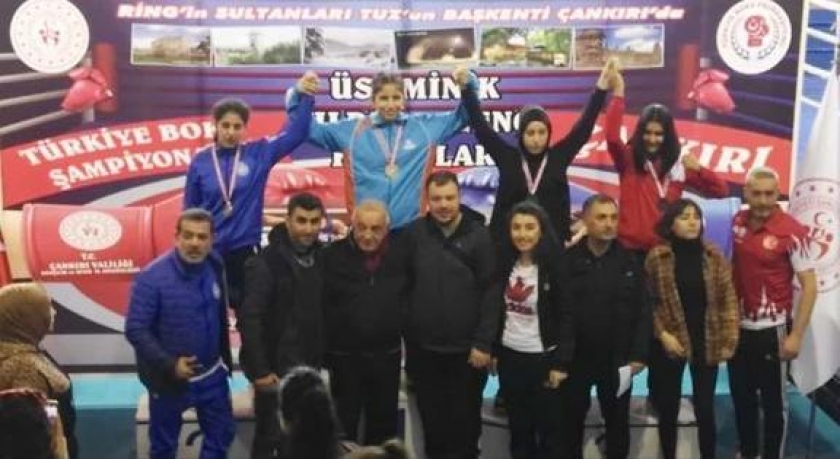 KOCASİNAN’IN BOKS SPORCUSU HİKMET GÜL TÜRKMEN TÜRKİYE ŞAMPİYONU OLDU