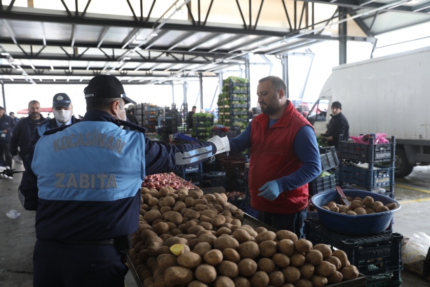 KOCASİNAN BELEDİYESİ’NDEN PAZAR YERLERİNE YÖNELİK EK TEDBİRLER